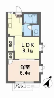 エルアルカサー【2階】の間取り