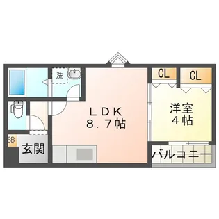 LECOCON四日市I【1階】の間取り
