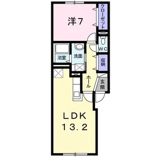 アルドーレ 717【1階】の間取り