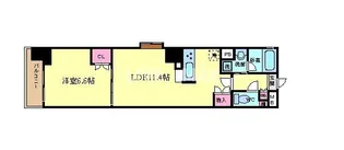 ベラジオ四条烏丸III【3階】の間取り