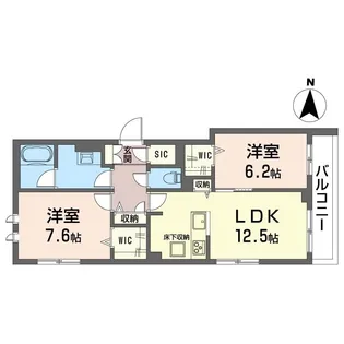 リラフォート【2階】の間取り