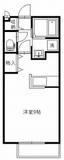 アンソレイエF【1階】の間取り