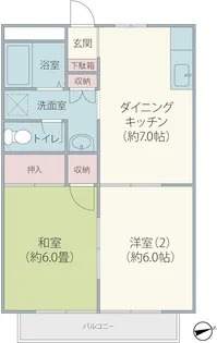 ベストワン【2階】の間取り