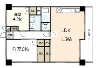 栄コーポ【3階】の間取り