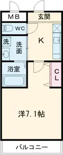 パインアベニュー【1階】の間取り
