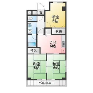 レジデンスサギノミヤ【1階】の間取り