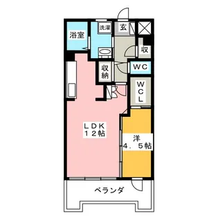 Hills橘の杜【9階】の間取り