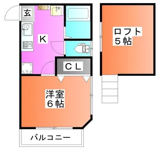 グリーンタウン【1階】の間取り