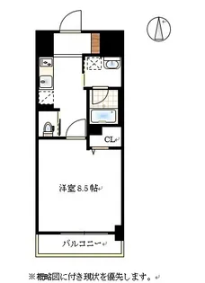 グランスクエア岡山駅西【1階】の間取り