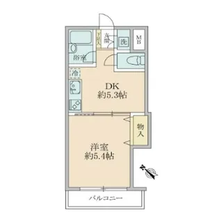 ロイヤルグリーン本郷【6階】の間取り