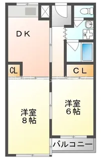 シティライフ下島【2階】の間取り