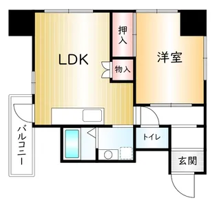 フドウ三笠ハイツ【5階】の間取り
