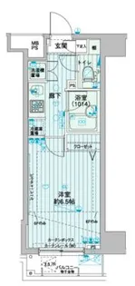 メインステージ浜松町【6階】の間取り