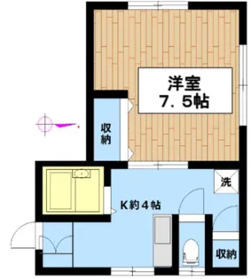 メゾンカナレット【1階】の間取り