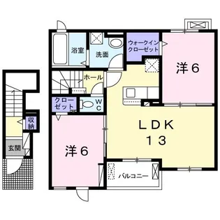 レゼール I【2階】の間取り