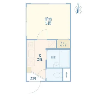 ブランシュ西蒲田【2階】の間取り