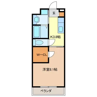 S-FORT三重大学前【3階】の間取り