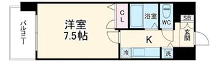 クリスタルグランツ梅田【5階】の間取り