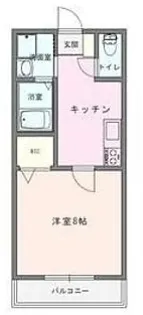 アネシス屏風浦【2階】の間取り