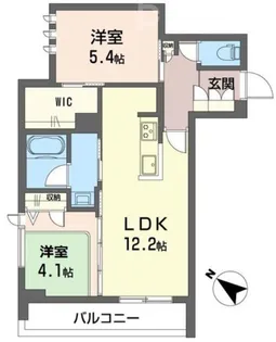 セレナヴィラ【3階】の間取り