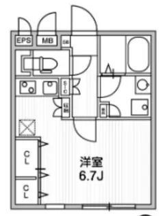 quador中野【2階】の間取り