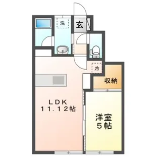 Floraison A・B(フロレゾンA・B)【1階】の間取り