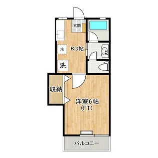 オセルFUTAKO【2階】の間取り