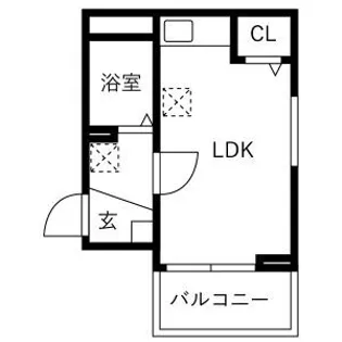 メリディアン台原7丁目弐番館【1階】の間取り