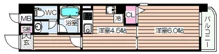 シャルマンハイム大淀【2階】の間取り