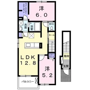 サンリットスクエアI【2階】の間取り