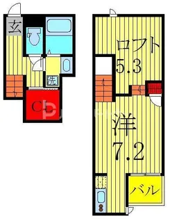 CB北柏カーム【2階】の間取り