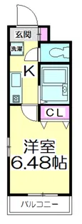 クレセーヌI【2階】の間取り