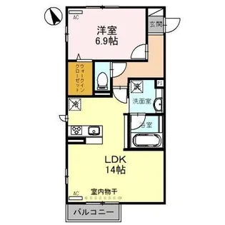 パインディライト【2階】の間取り
