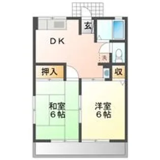 メルヘンセブン【1階】の間取り
