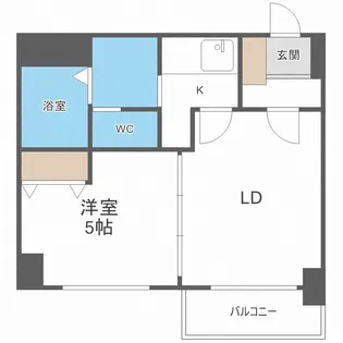 アストリア大通【6階】の間取り