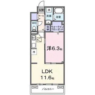 ブリーズヒル【1階】の間取り