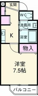 大東マンション【1階】の間取り