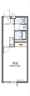 レオネクストパティオ宮前【2階】の間取り