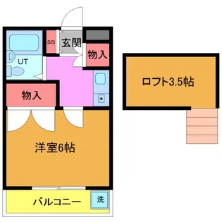 オリーブ【2階】の間取り