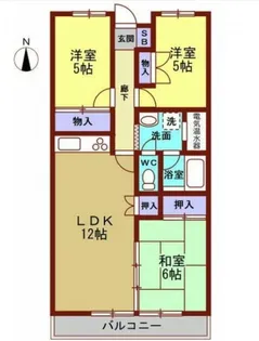ファーストコート大橋【2階】の間取り