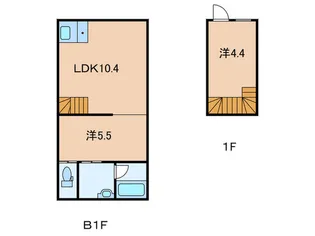 La vie 四谷の間取り