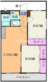 ドミール【2階】の間取り