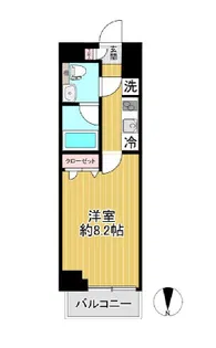 SHOKEN Residence横浜WEST【5階】の間取り