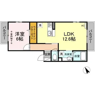 グリーンゲート【3階】の間取り