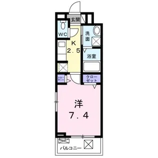 フィオーレ エム【3階】の間取り