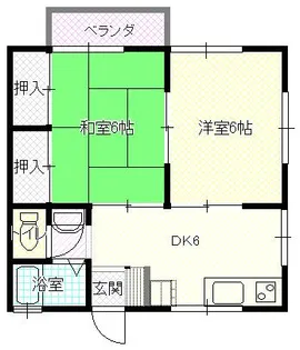 シャトル京【2階】の間取り