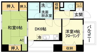 プリマベーラ西神奈川【6階】の間取り