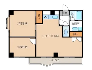 エクセレントハイツI【4階】の間取り