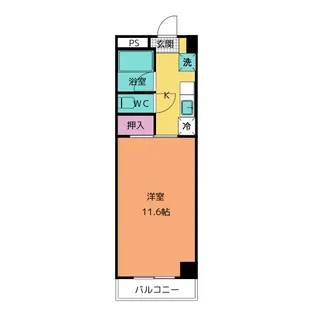 冨士美ビル【3階】の間取り