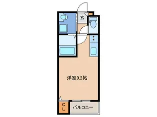 アドバンス香椎参道 A棟【3階】の間取り